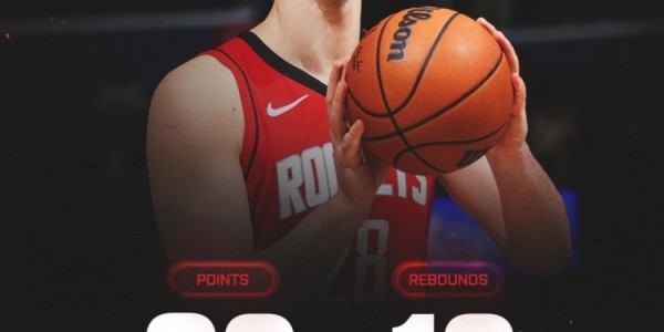 合砍103分！火箭官推发布谢泼德、阿门、KD和申京四人数据海报